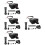 4Pcs Motorcycle Phone Charger USB Type-C Dual Port Handlebar Mount 7