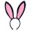Fluffy Plush Bunny Ears Headband For Christmas Easter Party 1