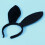 Fluffy Plush Bunny Ears Headband For Christmas Easter Party 8
