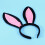 Fluffy Plush Bunny Ears Headband For Christmas Easter Party 10