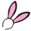 Fluffy Plush Bunny Ears Headband For Christmas Easter Party 4