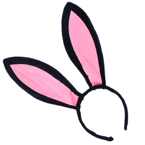 Fluffy Plush Bunny Ears Headband For Christmas Easter Party 2