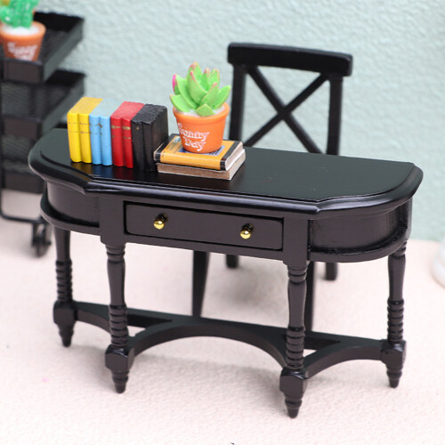 Decorative Miniature Furniture Mini Study Desk Decor 2