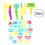 32Pcs Plastic Clay And Dough Tools Kit With Letters For Kids 4