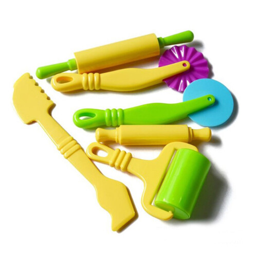 32Pcs Plastic Clay And Dough Tools Kit With Letters For Kids 2