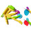 32Pcs Plastic Clay And Dough Tools Kit With Letters For Kids 2