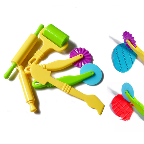 32Pcs Plastic Clay And Dough Tools Kit With Letters For Kids 1