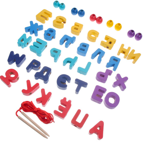 2 Ensembles Jouets Bois Pour L'Alphabet Russe 1
