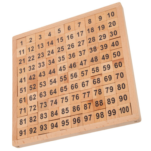 2Pcs Wooden Math Toy Interactive Counting Board For Learning