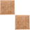 2Pcs Wooden Math Toy Interactive Counting Board For Learning 6