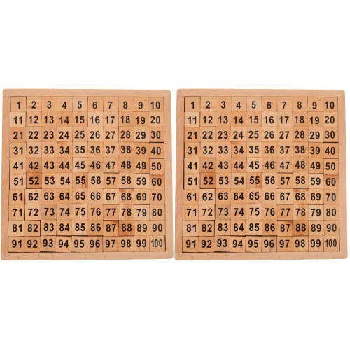 2Pcs Wooden Math Toy Interactive Counting Board For Learning 1