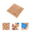 2Pcs Wooden Math Toy Interactive Counting Board For Learning 10