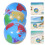 3Pcs 9.82 Inch Inflatable Globe Beach Ball For Teaching And Play 11