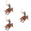 3 Sets Bullfighting Model Cowboy Spanish Toy Realistic Statue 9