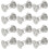 36 Pcs Clay Ornament Spring Base Fortune Cat Doll Swing 3