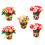 5 Sets Nonwovens Flower Craft Kits For Kids 10