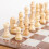 One Set Folding Wooden International Chess Kit 11