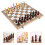 One Set Folding Wooden International Chess Kit 3