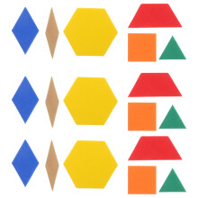 192 Pcs Foam Building Blocks For Kids Geometric Shapes Math Toys