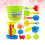 1Set Strandspielzeug Set Vielseitig Bunt Kinder Sand Eimer 9