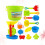 1Set Strandspielzeug Set Vielseitig Bunt Kinder Sand Eimer 8