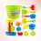 1Set Strandspielzeug Set Vielseitig Bunt Kinder Sand Eimer 4