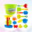 1Set Strandspielzeug Set Vielseitig Bunt Kinder Sand Eimer 7