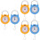 6 Pcs Portable Electric Spring Scales High Precision With Hook 8