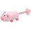 1Pc Pink Pig Shaped Plastic Toy For Summer Pool Beach 1