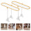 2Pcs Dollhouse Miniature Dressing Mirrors Tiny House Mini Mirrors 6