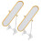 2Pcs Dollhouse Miniature Dressing Mirrors Tiny House Mini Mirrors 10