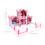 2pcs DIY Castle Model Plastic Dollhouse Puzzle Lights Villa 10