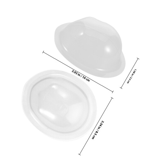 4Pcs Clear Plastic Face For Bjd Dolls Anti Scratch 1
