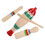 2 Sets Wooden Guiro Percussion Instruments With Sticks 7
