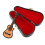 Set Mini Chitarra Elettrica Statua Strumenti Musicali 6