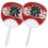 2Pcs Mini Japanese Fan Desktop Decorative Model 11