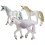3Pcs Realistic Unicorn Figurines Plastic Simulated Animal Model 1