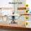 4 Pack 5QT Gold Round Chafing Dish for Buffet 6