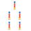 5Pcs Wooden Montessori Stacking Blocks For Baby Sensory Development 8
