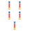 5Pcs Wooden Montessori Stacking Blocks For Baby Sensory Development 4