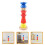 5Pcs Wooden Montessori Stacking Blocks For Baby Sensory Development 11