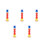 5Pcs Wooden Montessori Stacking Blocks For Baby Sensory Development 7