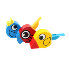 4Pcs Wooden Bird Whistles Kids Educational Toy Gift (Random Color)