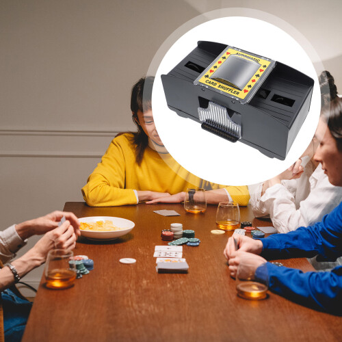Electric Automatic Poker Shuffler For And Board Game Use 2