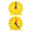 2Pcs Teaching Clock Model For Learning Time 3