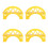 4Pcs Train Track Bridge For Kids Educational Railroad Accessory 9