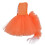 2 Pezzi Vestito In Garza Con Gonna E Fascia Per 2