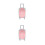 2Pcs Simulation Traveling Case Plastic Suitcase For Kids Pretend Play 4