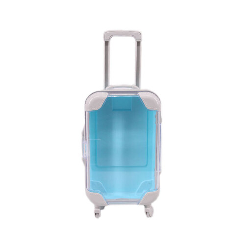 2Pcs Simulation Traveling Case Plastic Suitcase For Kids Pretend Play 2