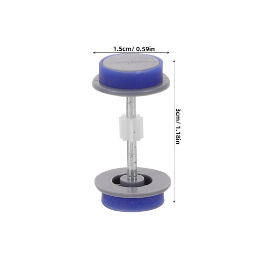 15Pcs Plastic Model Train Wheel Replacement Parts For Diy Repair 1